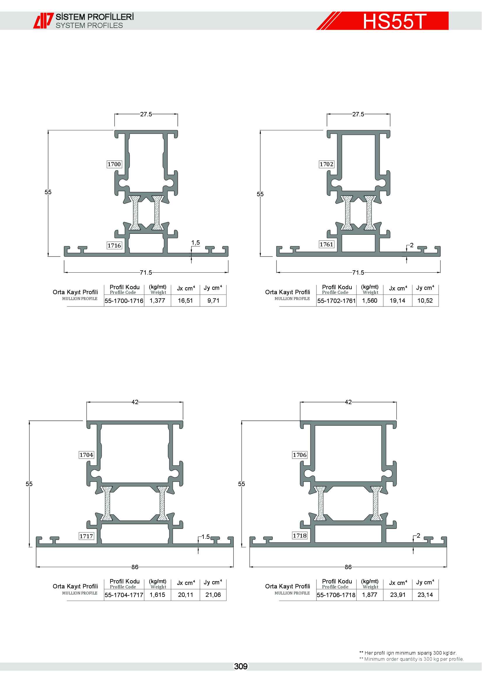 HEBESCHİEBE SÜRME ALÜMİNYUM 16